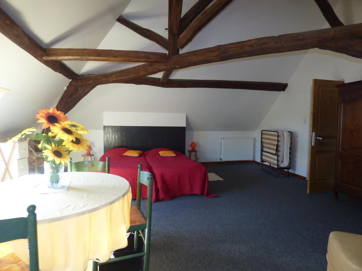 La Ferme Du Chateau Bed & Breakfast Tresnay ภายนอก รูปภาพ