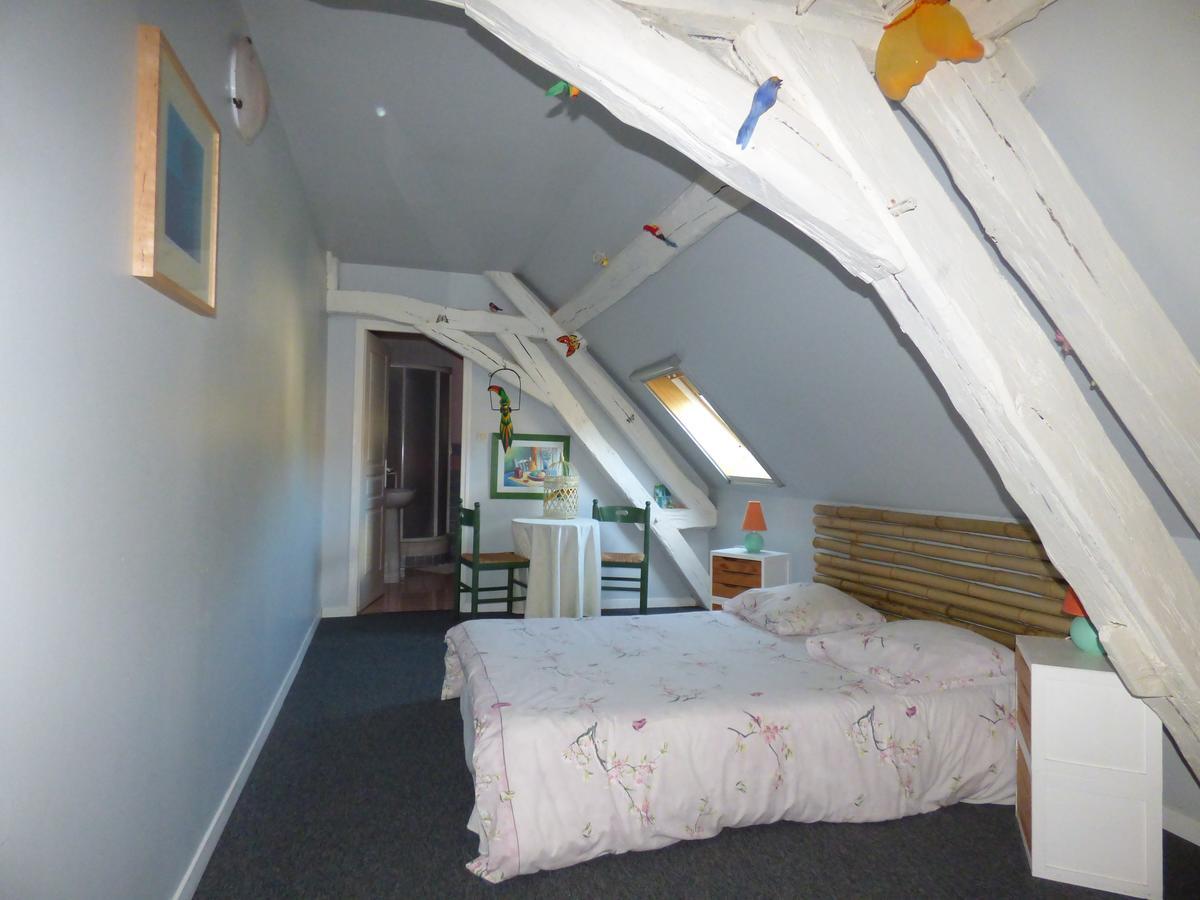 La Ferme Du Chateau Bed & Breakfast Tresnay ภายนอก รูปภาพ