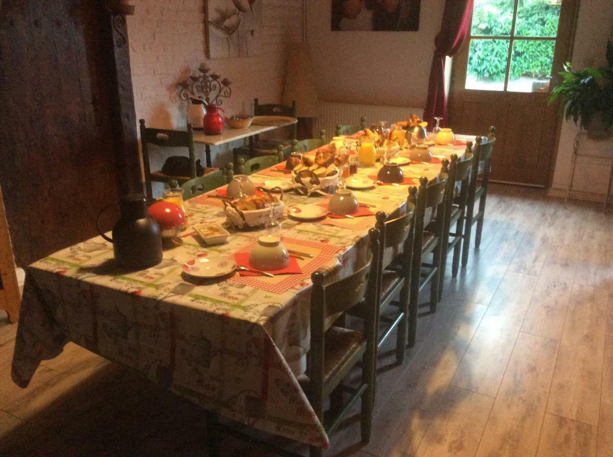 La Ferme Du Chateau Bed & Breakfast Tresnay ภายนอก รูปภาพ